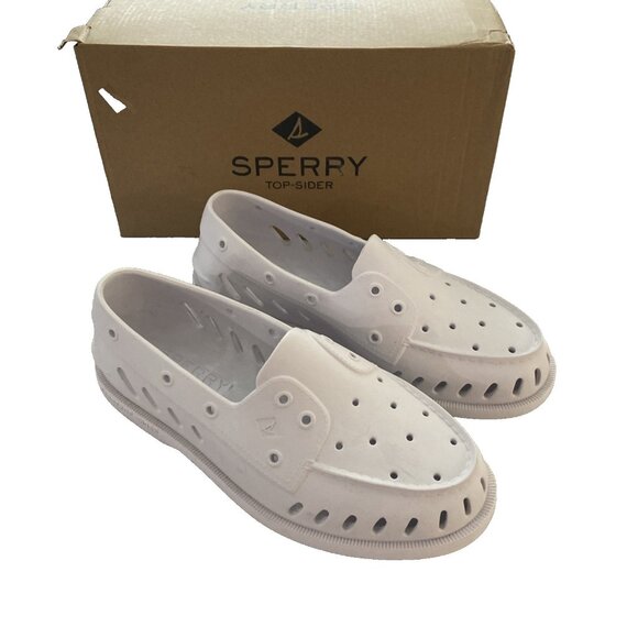 Sperry Authentic Original Float Boat Shoe White STS86494 US Women's 10M - Picture 1 of 8